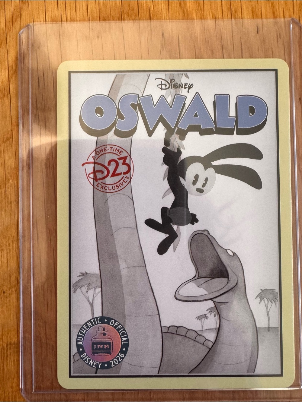 D23 Ultimate Disney Fan Event Honda Center Exclusive Oswald Trading Card Gertie